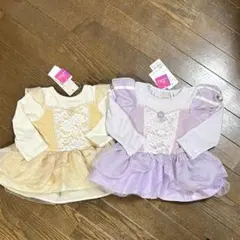 プティマイン　なりきりチュニック　ベル　美女と野獣　ラプンツェル　80 90