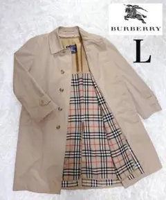 BURBERRY  バーバリー　ステンカラーコート　イギリス製　90s  極美品