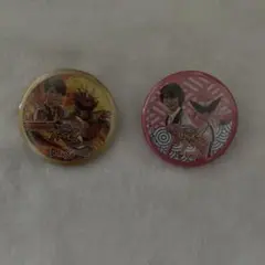 ドンブラザーズ 桃谷ジロウ/ドンドラゴクウ 雉野つよし/キジブラザー 缶バッジ