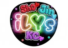 ファンサうちわ　ぷっくり文字うちわ　応援うちわ