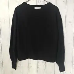 OPAQUE.CLIP 洗える FILIVIVI ウール混 ボートネックニット