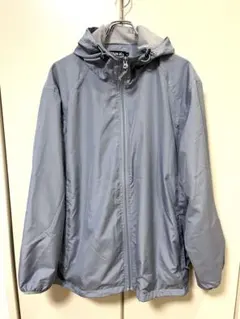 BILLABONG メンズ シルバーグレー フード付きナイロンジャケットLのサムネイル