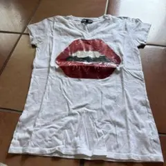 EMPORIO ARMANI リッププリント Tシャツ Sのサムネイル