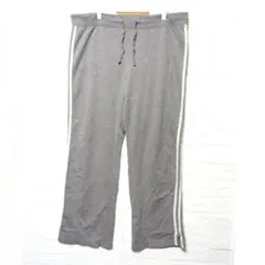 サイドライン スウェット パンツ 大きいサイズ グレー エスビーアクティブ XL