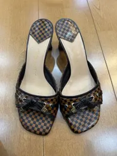 LOUIS VUITTON ダミエ サンダル 34 1/2のサムネイル