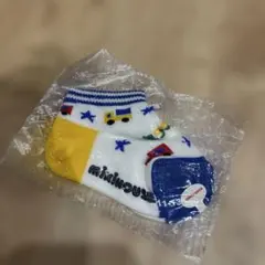 ミキハウス ベビー靴下 トラック柄　11-13