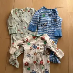NEXT ベビーロンパース 55サイズ 3枚セット
