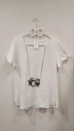 grin カメラプリント Tシャツ サイズ4