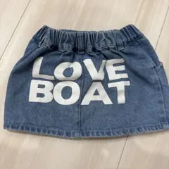 LOVE BOAT デニムスカート 90サイズ