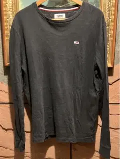 値下‼️TOMMY JEANS‼️Ｍ‼️長袖Tシャツ‼️黒‼️