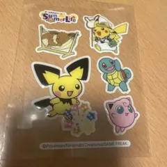 韓国限定オリーブヤング ポケモン30周年 カラーグラム ステッカー 3点