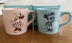 ミッキー ミニー ペアマグカップ Sango 三郷陶器 箱付 日本製