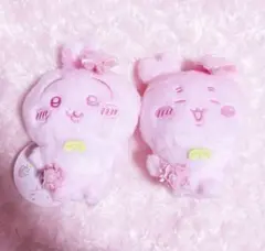 ちいかわ ぬいぱれっと さくらいろマスコット モモンガ うさぎ カニちゃん