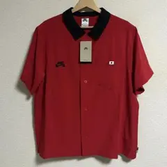 新品 NIKE SB ナイキ 日本代表 ボーリングシャツ XL 赤のサムネイル