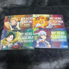 僕のヒーローアカデミア　特典ミニカード　緑谷出久&轟焦凍&エンデヴァー&ホークス