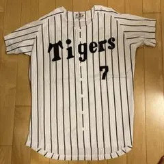 阪神タイガース今岡ユニフォームLサイズ応援用レプリカ2003年優勝記念ワッペン付のサムネイル