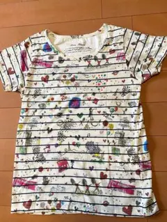Bleu Bleuet ストライプ柄 半袖Tシャツのサムネイル
