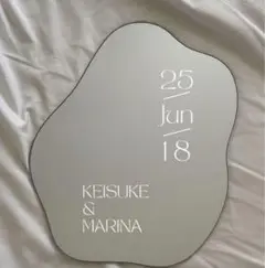 ウェルカムミラーステッカー　ウェルカムボード　ウェルカムスペース結婚