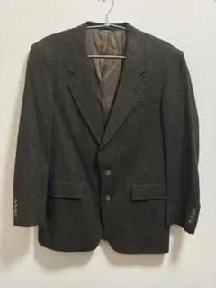 【Austin Reed】 ブラウン ツイード テーラードジャケット