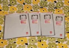4枚set 100㎝ ヒートテック 青 アンダーシャツ 長袖 新品 ユニクロ