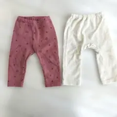 UNIQLO ベビーレギンス 80サイズ 2点セット