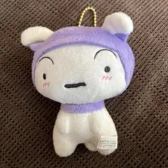 クレヨンしんちゃん　しろぬいぐるみキーホルダー