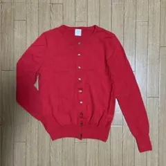 bulle de savon/ビュルデサボン/薄手/ウール/カーディガン/レッドのサムネイル