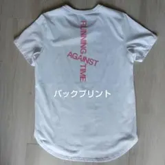 ユニクロ UNIQLO レディース バックプリント半袖白Tシャツ Mサイズのサムネイル