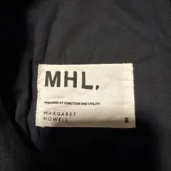 MHL. シンチバックワイドトラウザーパンツ