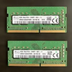 SK hynix DDR4 デスクトップメモリ 16GB(8GB×2) 平行輸入品】SK Hynix HMAA2GS6CJR8N-XN 16GB DDR4 3200 PC4-3200AA