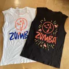 ZUMBA ノースリーブ Tシャツ 2枚セット XS/S
