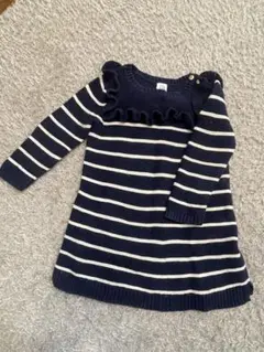 baby GAP ストライプニットワンピース 12-18ヶ月
