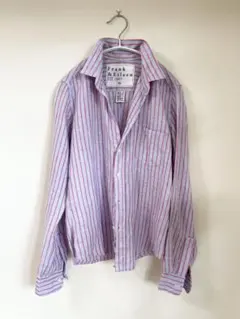 美品 Frank&Eileen BARRY BRSTL リネンシャツ パープル系