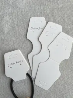 アクセサリー台紙　50枚　ヘアゴム シュシュ　ネックレス