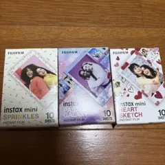 FUJIFILM instax mini フィルム 3種セット