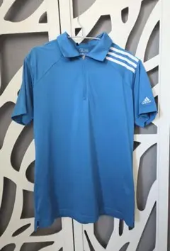 adidas CLIMACOOL ポロシャツ 青【美品】【即購入OK】