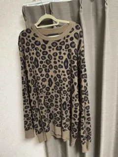 （MAIN ATTRACTION）LOUNGE LIZARD ヒョウ柄ニット