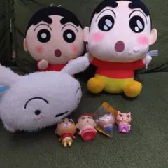 クレヨンしんちゃん ぬいぐるみとフィギュアセット
