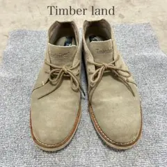 ティンバーランド　チャッカブーツ　スエード　7W 25cm ベージュ　軽い