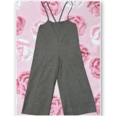 【GU】サロペットワイドパンツ