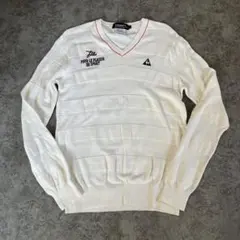 le coq sportif ゴルフ Vネックセーター　カシミヤ混