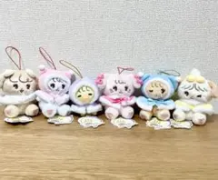 ち*☆様 おめかし♡ポンチョマスコット mikko 全6種