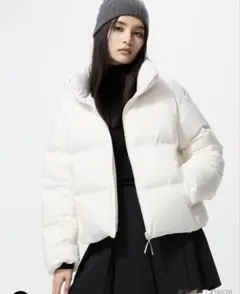 【新品タグ付き】ユニクロシームレスダウンショートジャケット Sサイズ