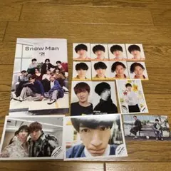 Snowman 会報24 切り抜き10枚　公式写真4枚セット　渡辺翔太　深澤辰哉