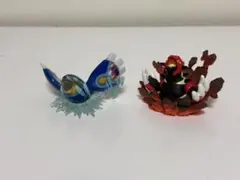 海洋堂 ポケットモンスター ゲンシカイオーガ ゲンシグラードン フィギュア