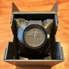 DIESEL ブラック アナログ腕時計