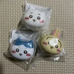 ちいかわ　おかおミニシリコンポーチ　ハチワレ　うさぎ