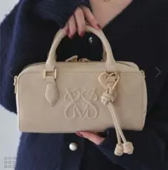 スウェード ショルダーバッグ