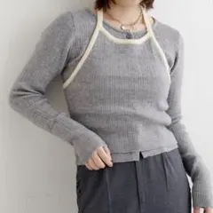 新品 kastane B ホルターキャミ SET カーディガン