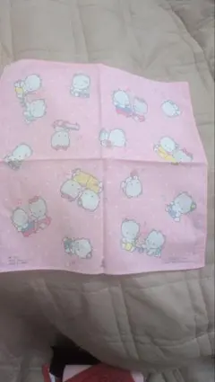 r*m様 平成レトロSANRIOニャニニュネニョン ハンカチ 1984年製